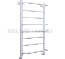 Полотенцесушитель водяной Comfysan Puro-K W-8 80х50 белый матовый