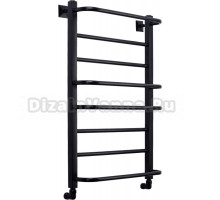 Полотенцесушитель водяной Comfysan Puro-K W-8 80х50 черный матовый