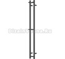 Полотенцесушитель электрический Bauedge Stella R 8х120, черный матовый