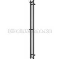 Полотенцесушитель электрический Bauedge Stella Square R 8х160, черный матовый