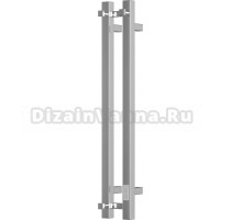 Полотенцесушитель электрический Bauedge Stella Square R 8х80, нержавеющая сталь полированная