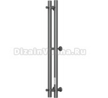 Полотенцесушитель электрический Bauedge Inaro M0078 80х6, темно-серый металлик