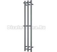 Полотенцесушитель электрический Bauedge Inaro R 120х12, темно-серый металлик