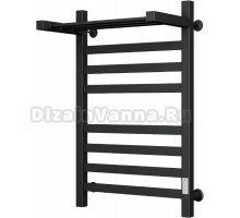 Полотенцесушитель электрический Bauedge Bau R 50x80, черный матовый