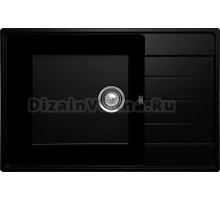 Мойка кухонная Ulgran Quartz Prima 760 уголь