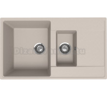 Мойка кухонная Ulgran Quartz Prima 860 лен