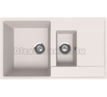 Мойка кухонная Ulgran Quartz Prima 860 жасмин