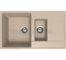 Мойка кухонная Ulgran Quartz Prima 860 десерт