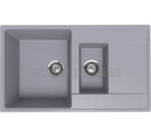 Мойка кухонная Ulgran Quartz Prima 860 бетон