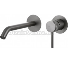 Смеситель для раковины Allen Brau Priority 5.31A03-MG С ВНУТРЕННЕЙ ЧАСТЬЮ брашированный графит