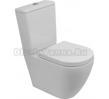 Унитаз-компакт BelBagno Sfera-r BB2141CP-TOR безободковый, крышка BB865SC с микролифтом, бачок BB2141T