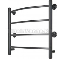 Полотенцесушитель электрический ARIS Ребро ПСК-10-51ч 50х52, черный