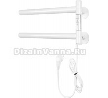 Полотенцесушитель электрический ARIS Крис ПСН-37-05д.б 18х40, белый