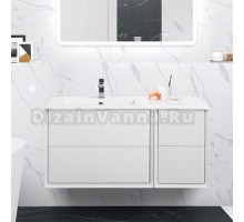 Тумба с раковиной Cezares Bellagio 106 L bianco opaco