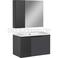 Мебель для ванной STWORKI Готланд 80 антрацит матовый