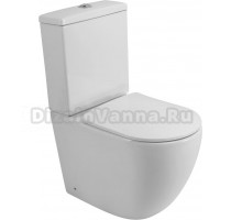 Унитаз-компакт BelBagno Amanda BB051CPR безободковый, крышка BB051-2SC с микролифтом, бачок BB051T