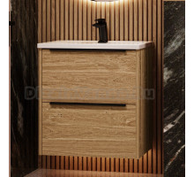 Тумба с раковиной La Fenice Tesoro 60, дуб канзас коричневый