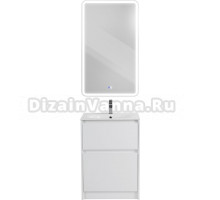 Мебель для ванной BelBagno Kraft 60 напольная, bianco opaco, раковина BB1923-600