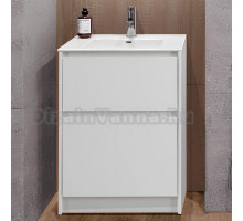 Тумба с раковиной BelBagno Kraft 60 напольная, bianco opaco, раковина BB600ETL