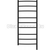 Полотенцесушитель электрический Сунержа Галант 3.0 120х50 дуга, черный матовый R