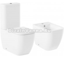 Комплект Унитаз напольный Lavinia Boho One 33022040-33023050-33290200 с микролифтом + Биде напольное 33020060