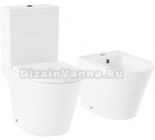 Комплект Унитаз напольный Lavinia Boho Biore 33042030-33043040-33290410 с микролифтом + Биде напольное 33040050