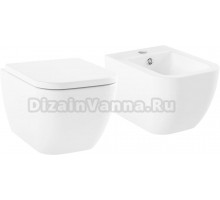 Комплект Унитаз подвесной Lavinia Boho One Compacto 3302102C-33290200 с микролифтом + Биде подвесное 33020070