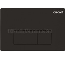 Кнопка смыва Creavit ARC GP8002.01 черная матовая