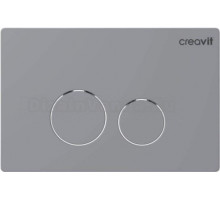 Кнопка смыва Creavit Terra GP9002.00 серая матовая