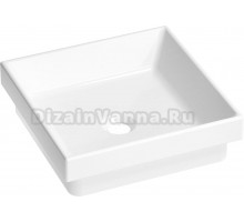 Раковина Wellsee Doux 150501000 40, глянцевая белая