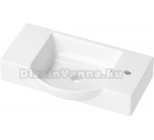 Раковина Wellsee WC Area 151809000 55, глянцевая белая