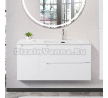 Тумба с раковиной BelBagno Etna 100 R 2 ящика. дверца, bianco lucido