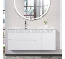 Тумба с раковиной BelBagno Etna 120 L 2 ящика. дверца, bianco lucido