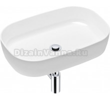 Раковина Lavinia Boho Bathroom Sink Slim 21520059 с сифоном и донным клапаном, хром