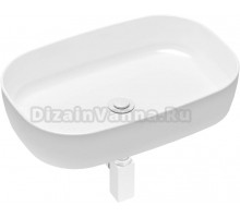 Раковина Lavinia Boho Bathroom Sink Slim 21520077 с сифоном и донным клапаном, белый матовый