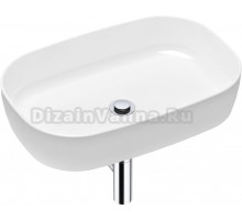 Раковина Lavinia Boho Bathroom Sink Slim 21520089 с сифоном и донным клапаном, хром