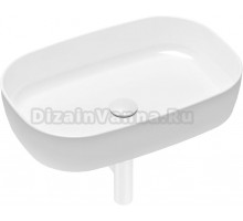 Раковина Lavinia Boho Bathroom Sink Slim 21520098 с сифоном и донным клапаном, белый матовый