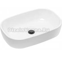 Раковина Lavinia Boho Bathroom Sink Slim 21520800 с донным клапаном, черный матовый