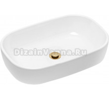 Раковина Lavinia Boho Bathroom Sink Slim 21520802 с донным клапаном, золото