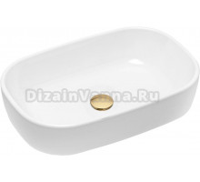 Раковина Lavinia Boho Bathroom Sink Slim 21520803 с донным клапаном, золото