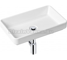 Раковина Lavinia Boho Bathroom Sink Slim 21520113 с сифоном и донным клапаном, хром