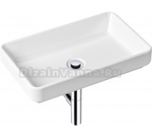 Раковина Lavinia Boho Bathroom Sink Slim 21520133 с сифоном и донным клапаном, хром