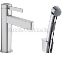 Смеситель для раковины Hansgrohe Finoris 110 76210000 с гигиеническим душем, хром