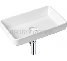 Раковина Lavinia Boho Bathroom Sink Slim 21520144 с сифоном и донным клапаном, хром