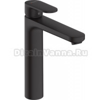 Смеситель для раковины Hansgrohe Vernis Blend 190 71552670 матовый черный