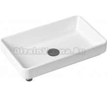 Раковина Lavinia Boho Bathroom Sink Slim 21520156 с сифоном и донным клапаном, черный матовый