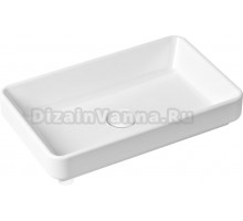 Раковина Lavinia Boho Bathroom Sink Slim 21520162 с сифоном и донным клапаном, белый матовый