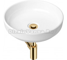 Раковина Lavinia Boho Bathroom Sink Slim 21520171 с сифоном и донным клапаном, золото