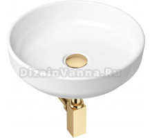 Раковина Lavinia Boho Bathroom Sink Slim 21520182 с сифоном и донным клапаном, золото