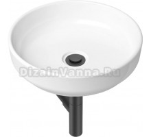 Раковина Lavinia Boho Bathroom Sink Slim 21520189 с сифоном и донным клапаном, черный матовый